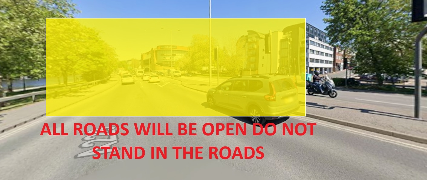 DO NOT STAND IN ROADS