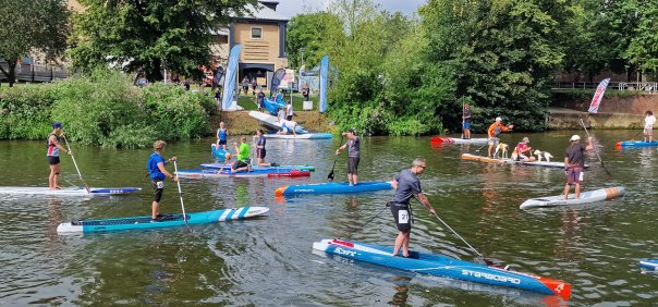Maidstone River Festival 2023 - Paddleboarders