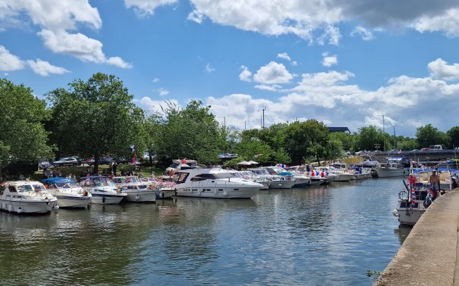 Maidstone River Festival 2023 - Some photos of the boats on the River