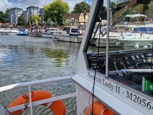 Maidstone River Festival 2023 - Some photos of the boats on the River taken from the Kentish Lady