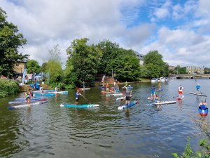 Maidstone River Festival 2023 - Paddleboarders