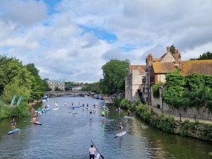 Maidstone River Festival 2023 - Paddleboarders