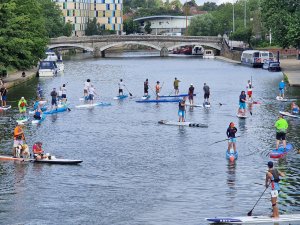 Maidstone River Festival 2023 - Paddleboarders