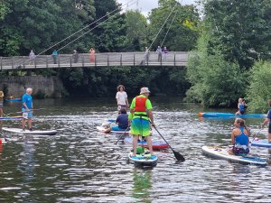 Maidstone River Festival 2023 - Paddleboarders