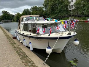 Maidstone River Festival 2023 - Boat on the river
